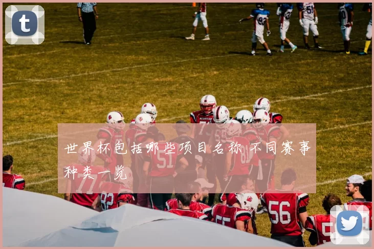 世界杯包括哪些项目名称 不同赛事种类一览