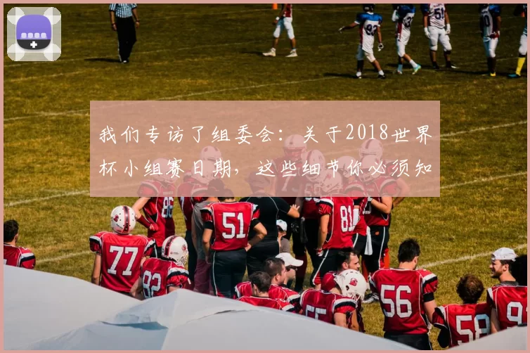 我们专访了组委会：关于2018世界杯小组赛日期，这些细节你必须知道